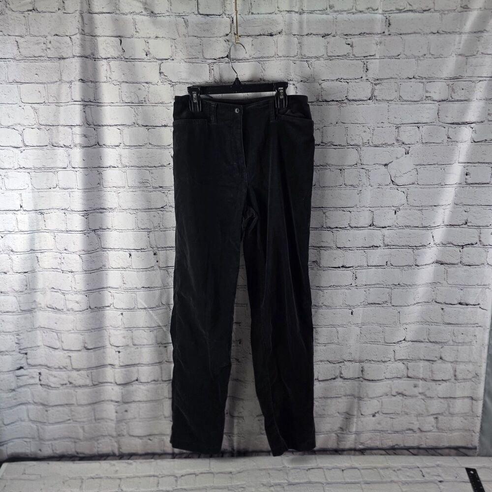 Lauren Ralph Lauren Women's Sz 6 Black Straight Corduroy Pants